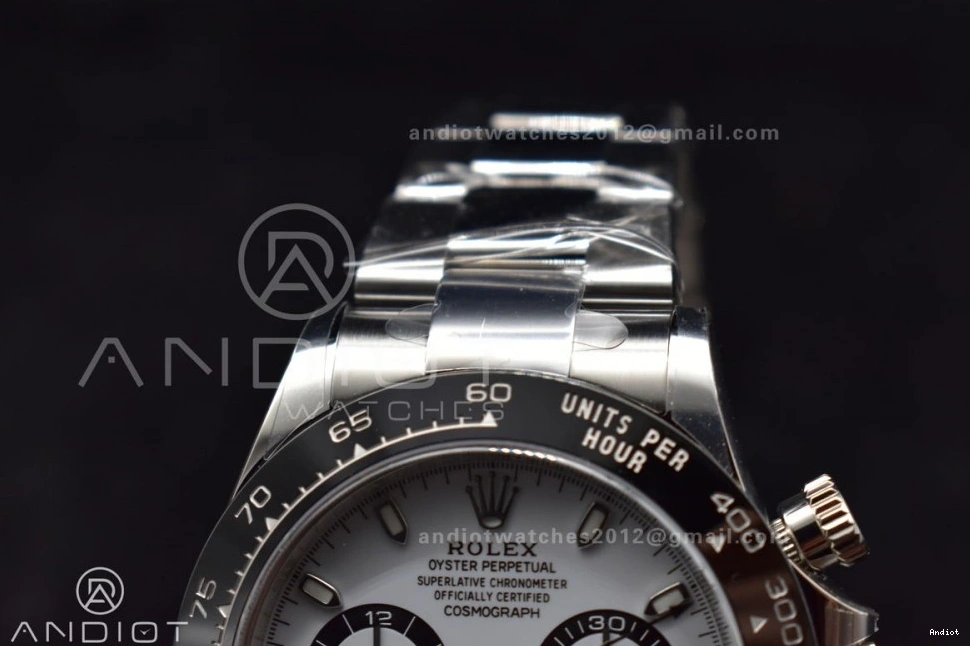 And 904L SS 4130 Daytona 116500 Clean Case White Bracelet Dial V3 0524